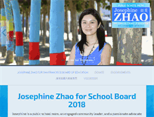 Tablet Screenshot of josephinezhao.com